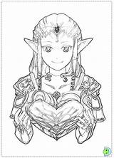 Coloring Zelda Legend Dinokids Close Print sketch template