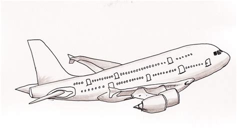 airbus  coloring pages sketch coloring page