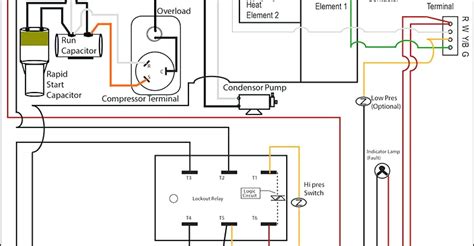 central ac thermostat wiring diagram central air conditioning information   wire