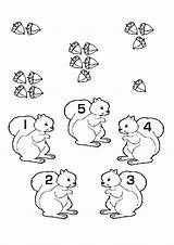 Coloring Squirrel Math Pages Squirrels Fun Preschool Activities Worksheets Print Choose Board Parentune Printable Books sketch template