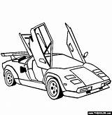 Lamborghini Coloring Pages Countach Cars Colouring Color Drawing Supercars Huracan Kids Online Outline Prototype Print Getdrawings Gallardo Thecolor Printable Related sketch template