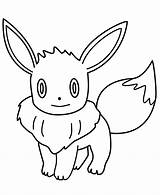 Eevee Coloringonly sketch template