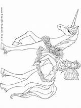 Unicorn Coloring Fairy Pages Fairies Colouring Pheemcfaddell Unicorns Color Coloriage Printable Print Sheets Kids Adult Books Fée Puppet Crafts Imprimer sketch template