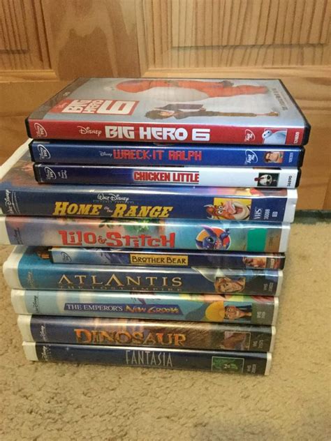 A Look At My Disney Vhs And Dvd Collection Part 2
