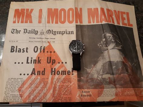 moon landing newspaper omega forums