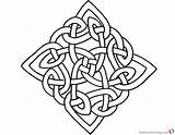 Celtic Knot Coloring Pages Printable Square Pattern Designs Kids Bettercoloring Adults sketch template