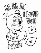 Gummy Bear Coloring Pages Bears Teddy Printable Valentine Valentines Color Kids Drawing Heart Kolorowanki Gummi Print Colouring Dla Dzieci Gummibär sketch template