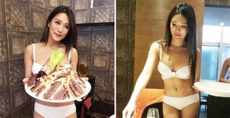 new taipei restaurant uses bikini clad waitresses to