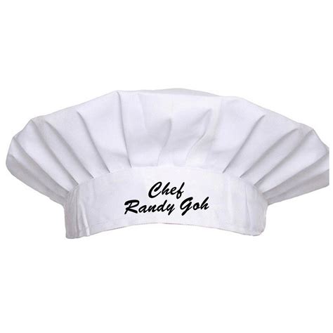 personalised chef hat singapore thatcornershopcom