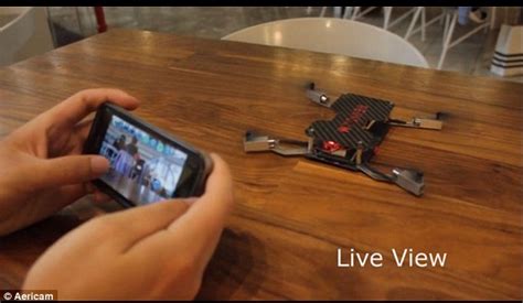 fold  quadcopter   hidden easily  controlled   smartphone daily mail