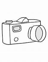 Camera Coloring Pages Drawing Kids Polaroid Adults Simple Sheet Color Clipart Library Print Getdrawings Paintingvalley Getcolorings sketch template