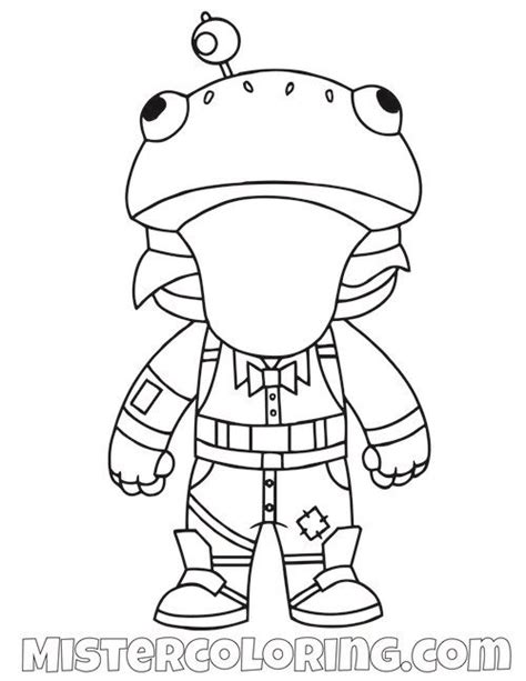 durr burger chibi skin fortnite coloring page animal coloring pages