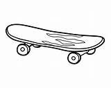 Pattino Skateboarding sketch template