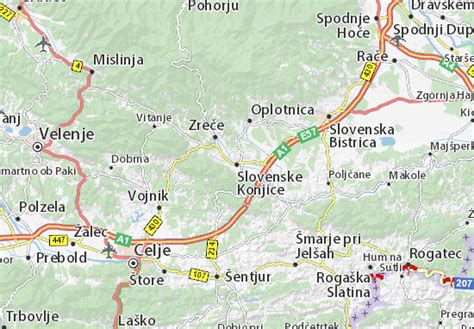 michelin slovenske konjice map viamichelin