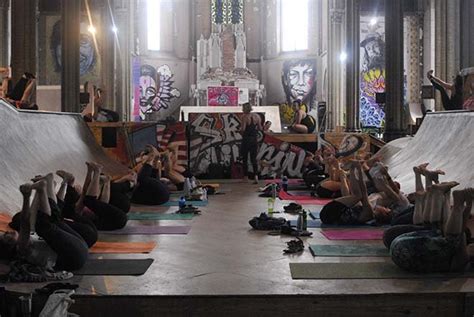 Take Your Next Yoga Class In A Church Turned Skate Park