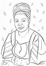 Angelou Lava Printables Supercoloring Getcolorings Pinturas Africanas Riveter Rosie Feminist Afro Consciência sketch template