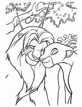 Coloring Lion Simba King Nala Pages Adult Colouring Disney Kids Again Color Meet Printable Sheets Cartoon Book Meets Popular Long sketch template