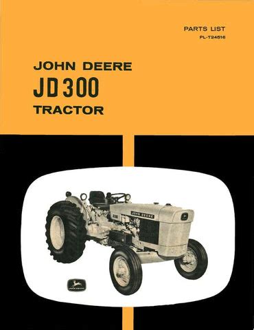 john deere jd  tractor parts list