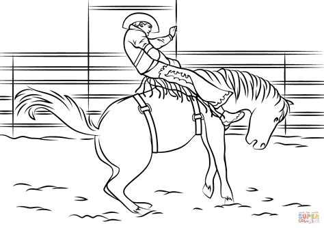 rodeo bull riding coloring pages coloring pages