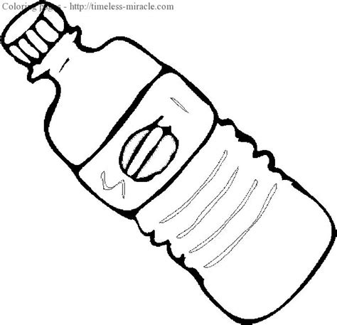 water bottle coloring page timeless miraclecom