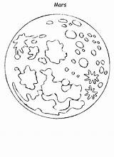 Coloring Pages Mars Printable Planet Space Animal Nature Kids Popular Print Comments sketch template