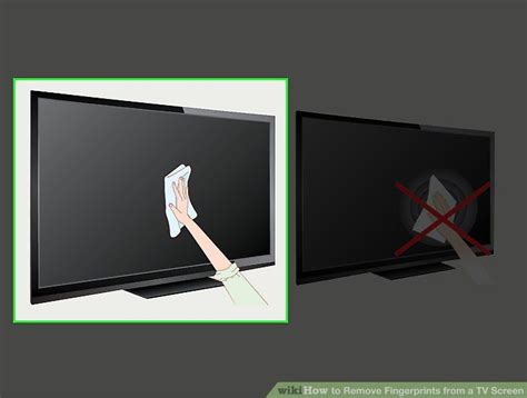 ways  remove fingerprints   tv screen     remove
