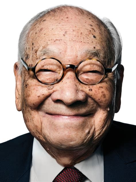 a portrait of i m pei at nearly 100