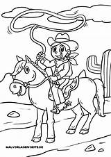 Cowboy Malvorlage Ausmalbilder Cowboys Lasso Setzt Anklicken Bildes öffnet sketch template