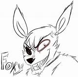 Foxy Fnaf Pirate Naf sketch template