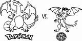 Coloring Charizard Vs Jake Dragon American Long Wecoloringpage Pages sketch template