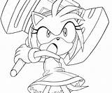 Amy Sonic Coloring Pages Rose Hammer Giant Rouge Generations Bat Surfing Girls Hedgehog Color Clipart Shadow Printable Print Sheets Yahoo sketch template