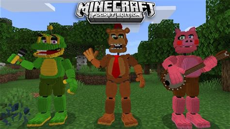 fnaf  addon beta   minecraft pe   review parra youtube
