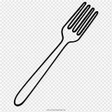 Fork Drawing Coloring Line Ausmalbild Plate Cutlery Book Pngwing sketch template