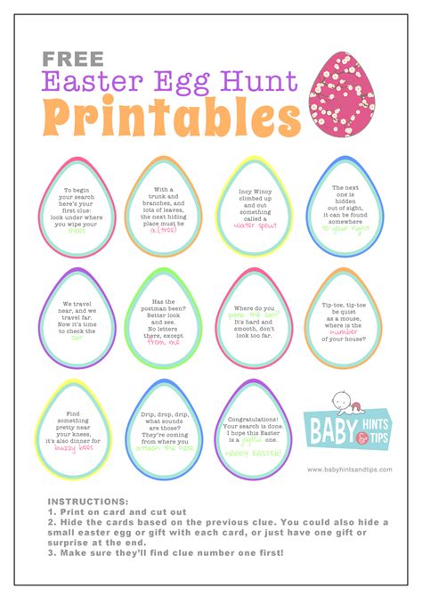 easter egg hunt printable clues cool easter egg hunt ideas