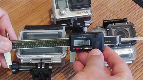 gopro housing dimensions comparison youtube