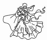 Dancing Coloring Couple Deviantart sketch template