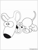Big Puppy Pages Eyed Children Coloring Child Color Coloringpagesonly sketch template