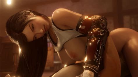 Final Fantasy Vii’s Tifa And Jessie Simultaneously Penetrated In Erotic