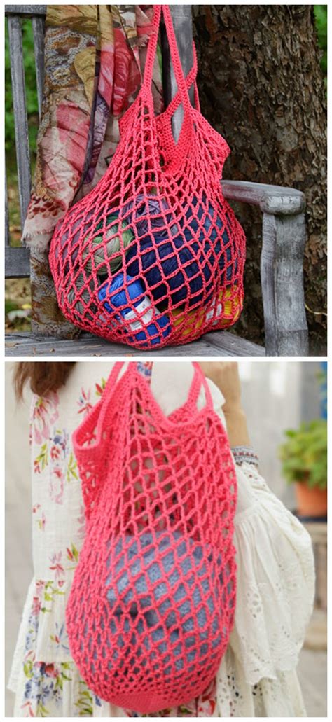 crochet market bag  patterns