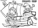 Pirate Coloring Ship Pages Boat Kids Drawing Printable Color Colorings Print Getdrawings Getcolorings sketch template