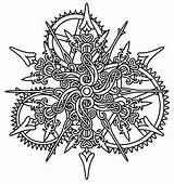 Embroidery Steampunk Patterns Urban Threads Coloring Pages Mandala Designs Winter Time Urbanthreads sketch template