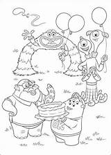 Monsters University Kids Coloring Pages Fun sketch template
