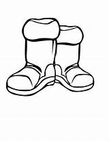 Coloring Boots Pages Popular sketch template