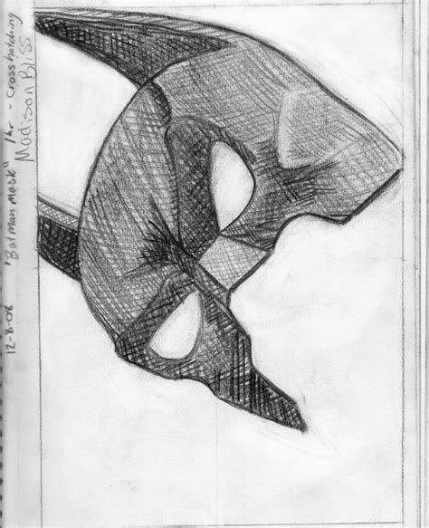 obsrv drawing batman mask  xironponyx  deviantart