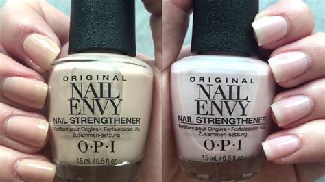 opi nail envy polish review demo youtube