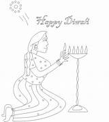 Diwali Coloring Pages Kids Sheets Clipart Print Library Popular Coloringkids sketch template