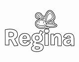 Regina Colorear sketch template