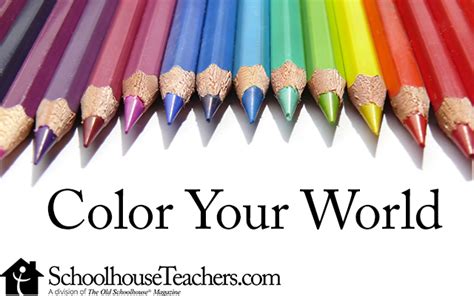 color  world   schoolhouse