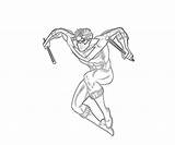 Nightwing Coloring Pages Batman Drawing Popular Template Robin sketch template