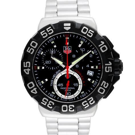 tag heuer formula  chronograph quartz pre owned restored luxury finds touch  modern